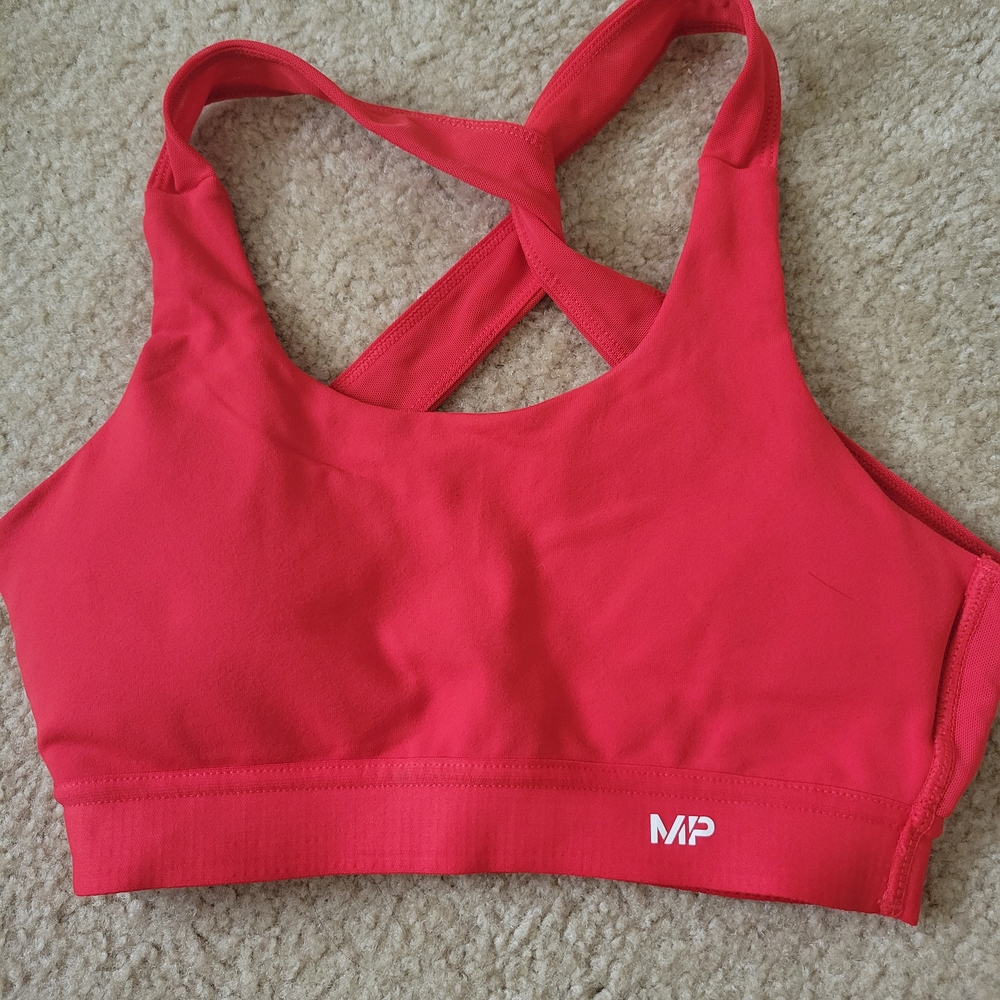 MP Women's Vibrant Red Sports Bra